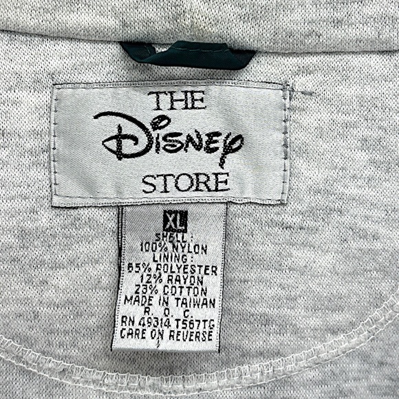 Vintage Disney Store Green Tigger Jacket XL Jersey Lined Cheer Varsity Retro 90s - Picture 4 of 8